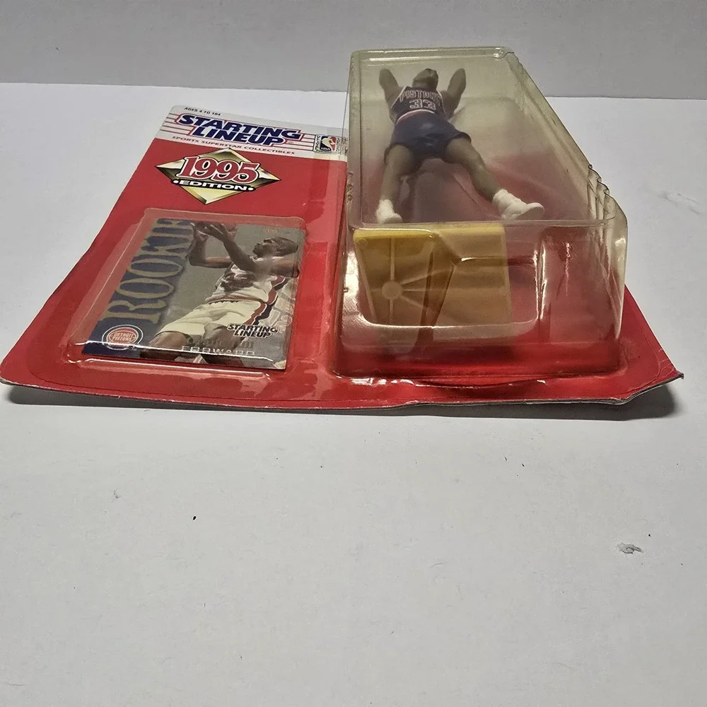 1995 Starting Lineup Grant Hill Detroit Pistons Rookie Figure Kenner NBA Hoops